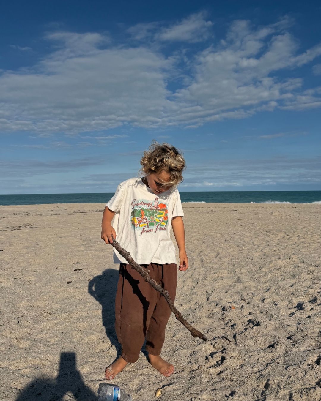 Kids Oversized Postcards' Tee - We Are Cambe - Kids T- shirt, Byron Bay Australia