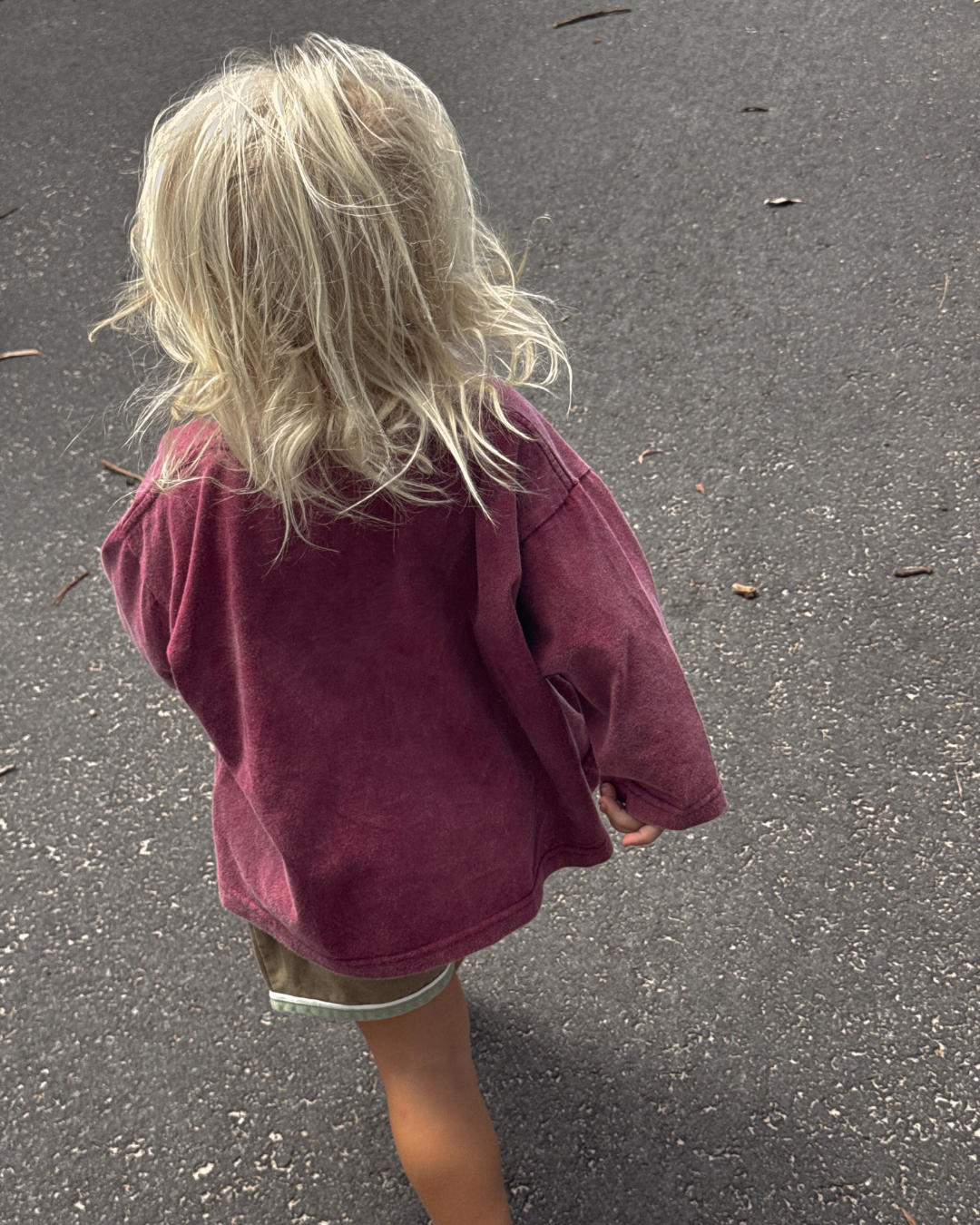 Essential Longsleeve Tee, Mulberry