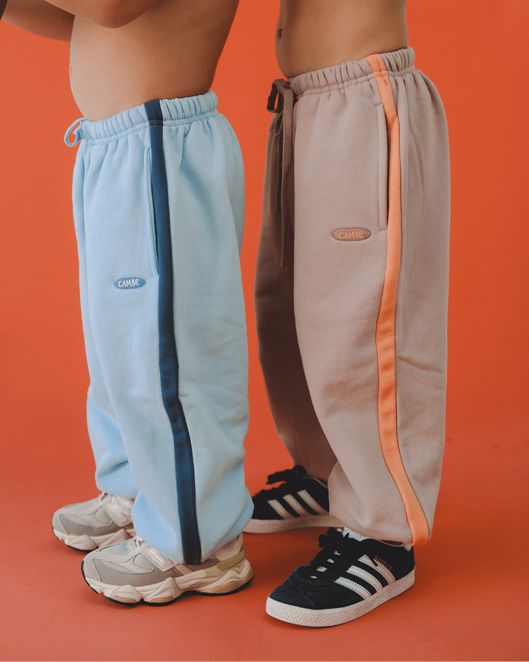Track Pants, Pepper brown- We Are Cambe- Kids pants