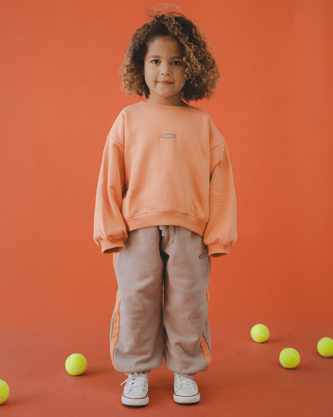 Track Pants, Pepper Brown- We Are Cambe- Kids pants