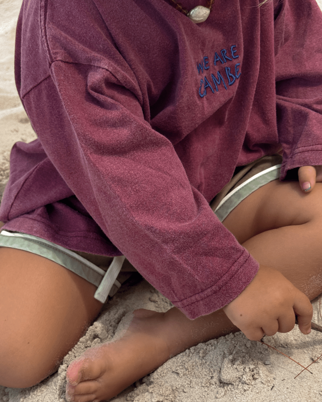 Essential Longsleeve Tee, Mulberry - We Are Cambe