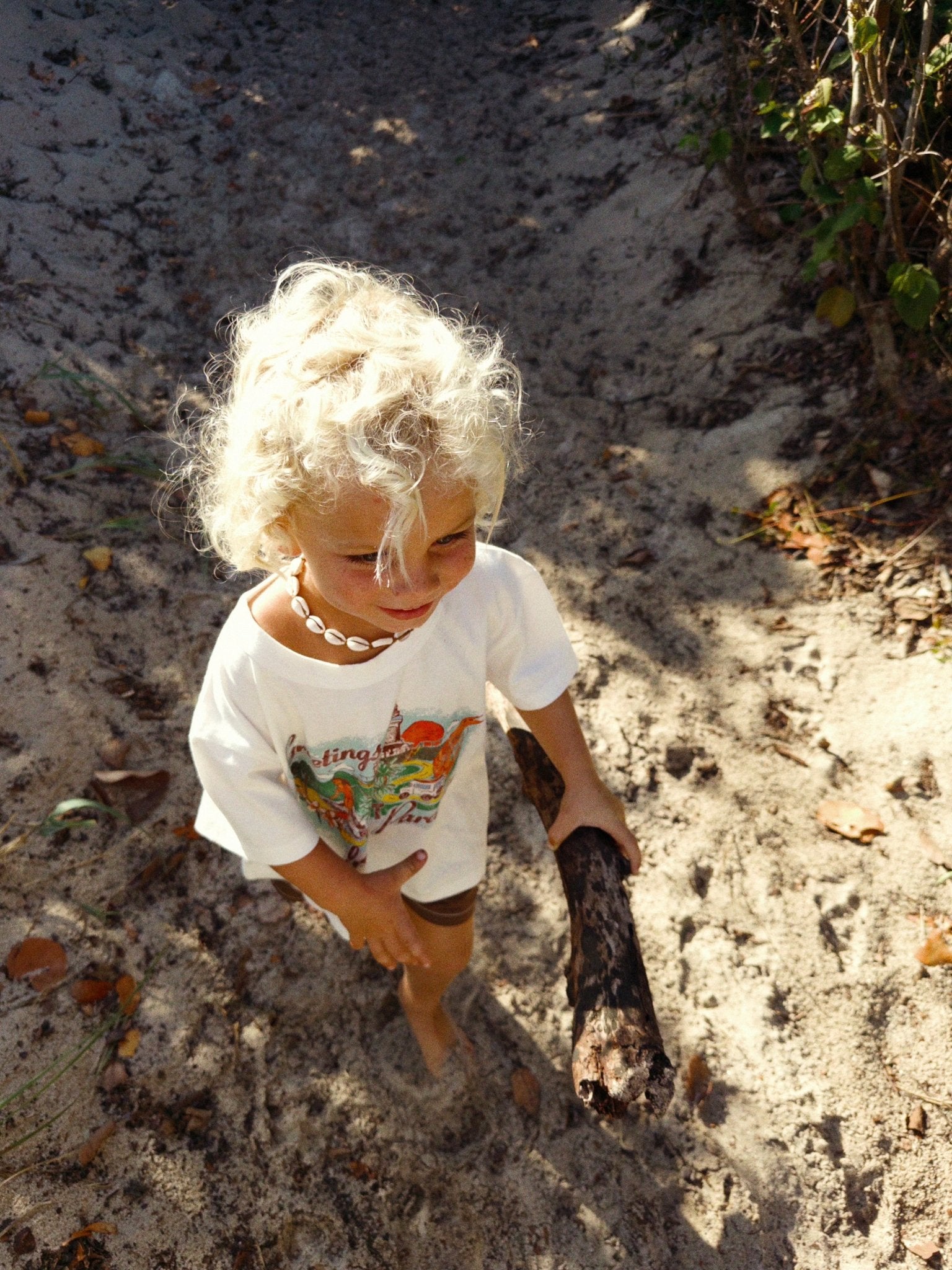 Kids Oversized Postcards' Tee - We Are Cambe - Kids T- shirt, Byron Bay Australia