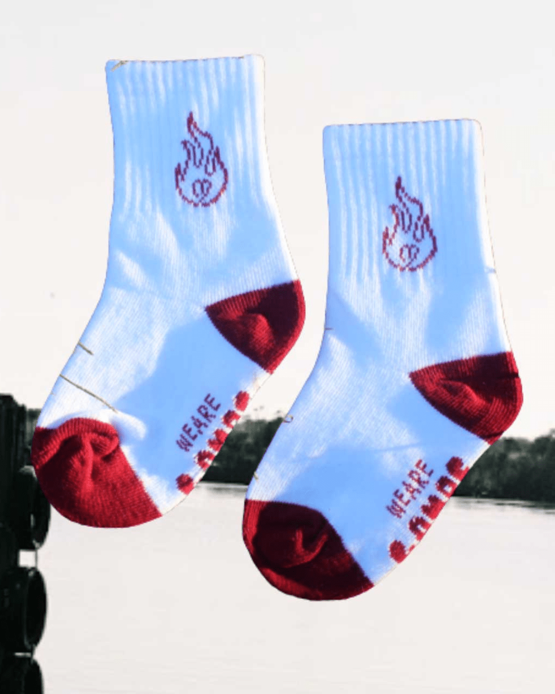 Crew Socks, Flame - We Are Cambe
