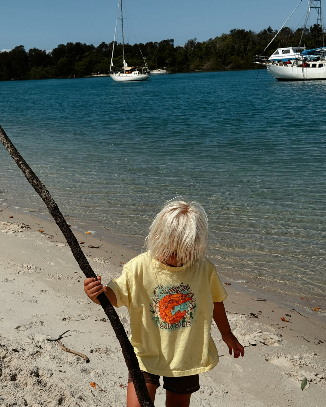 Sun Club Tee, Yellow