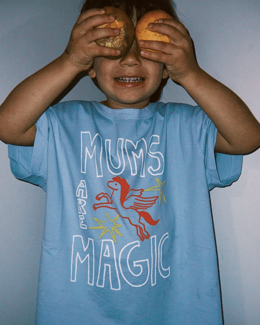 'Mums are Magic' Tee in Sky Blue - We Are Cambe