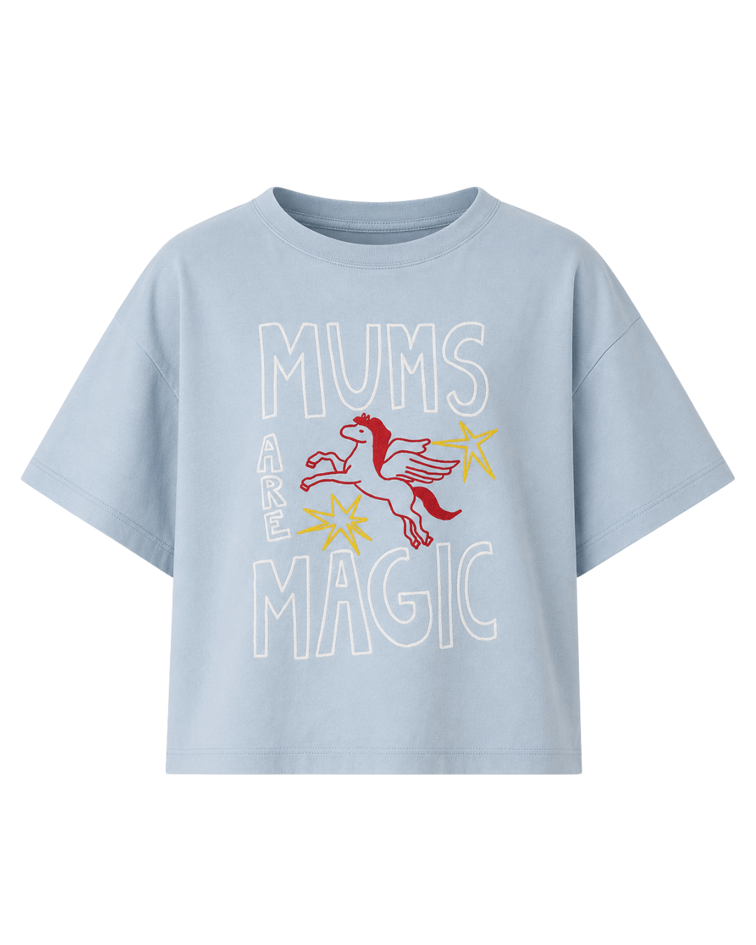'Mums are Magic' Tee in Sky Blue - We Are Cambe