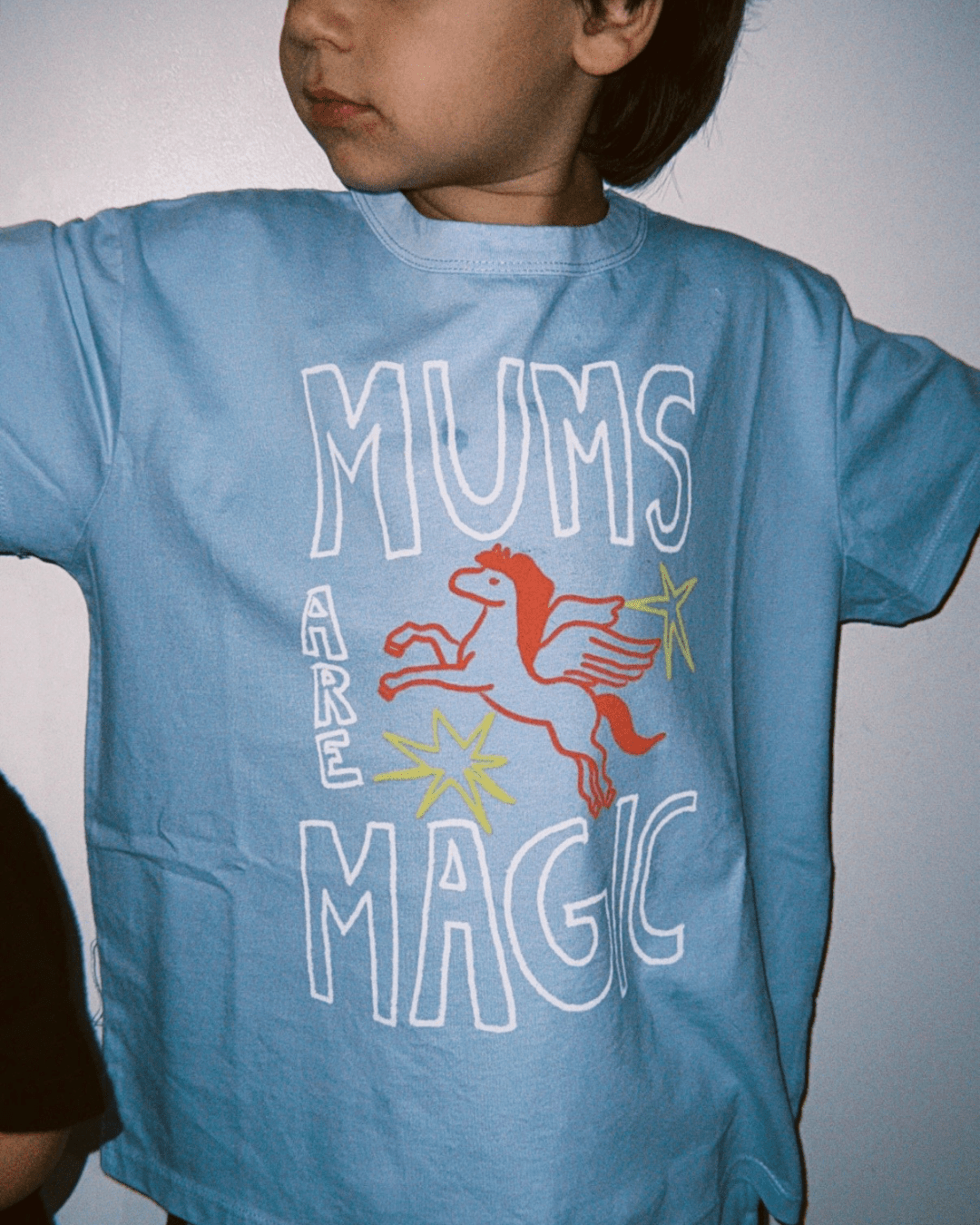 'Mums are Magic' Tee in Sky Blue - We Are Cambe